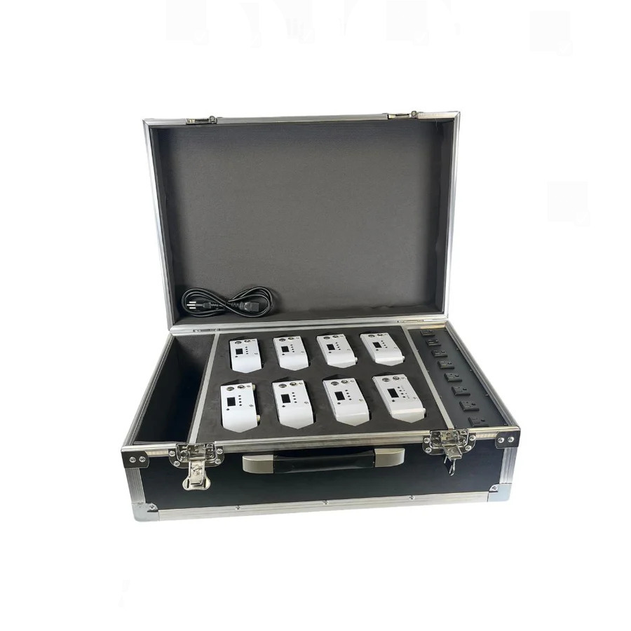 8x Uplight mit Ladecase