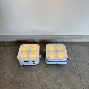 LED Akku Uplight 4x12w mit warmweißer LED