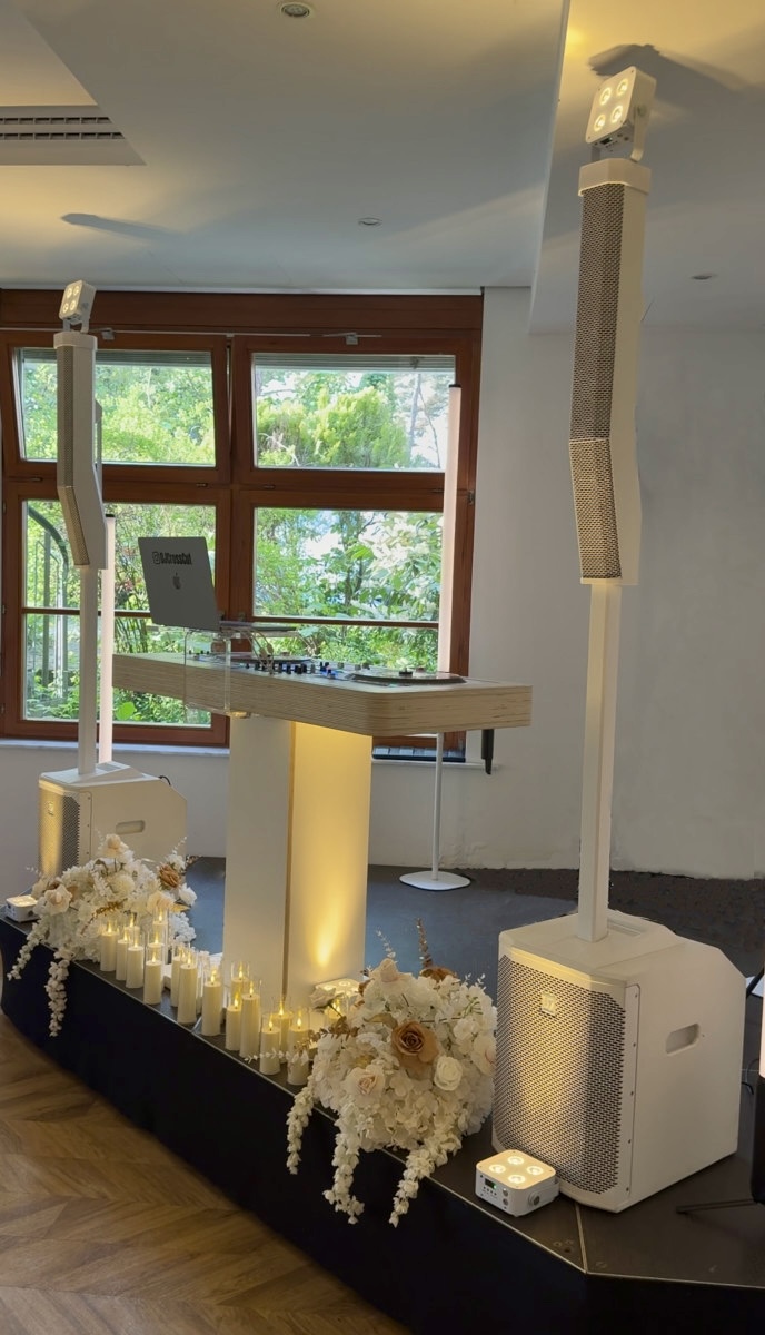 Redo Residenz Seehotel Berlin Brandenburg DJ Licht Setup