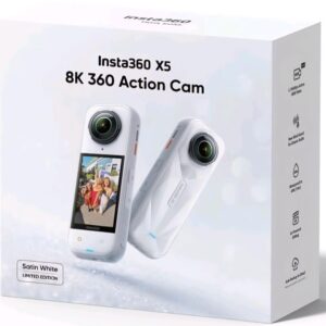 Insta360 X5 Kamera mit Selfie Stick weiss Hochzeit Erfahrungen