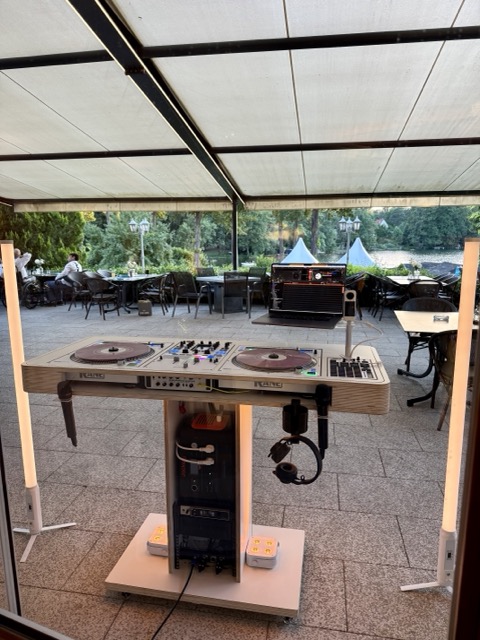 Seehotel Mittenwalde DJ Setup Outdoor