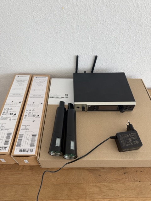 Sennheiser EW-DX 835 Funkmikrofone in meinem DJ Setup