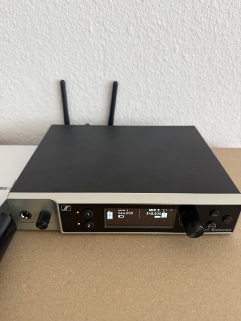 Sennheiser EW-DX 835 Funkmikrofone in meinem DJ Setup