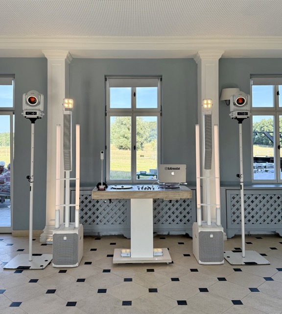 Hochzeits DJ Setup Gut Sarnow