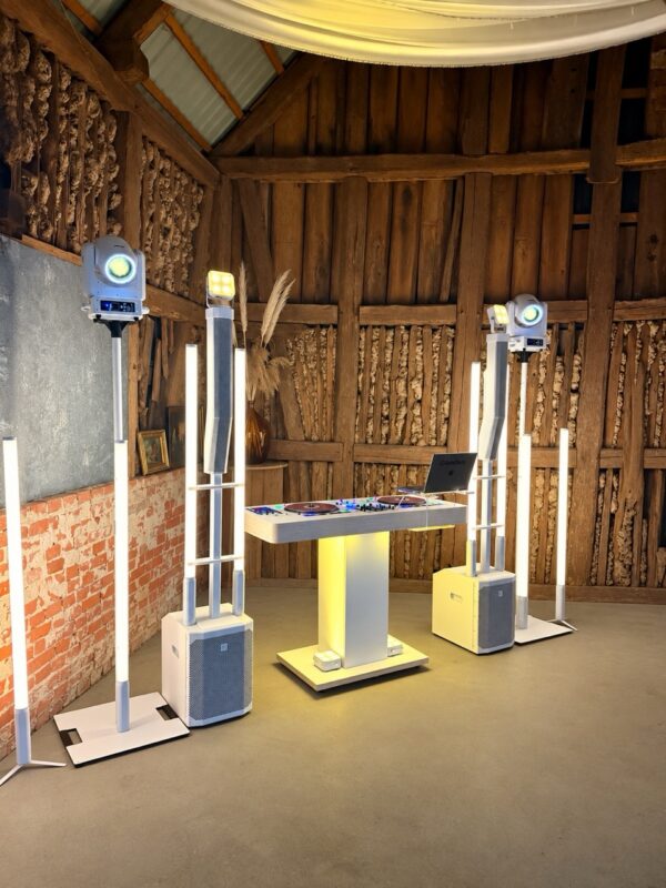the golden barn dj setup modern